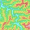 Mappa topografica Hanover, altitudine, rilievo