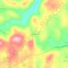 Mappa topografica Stanton Corner, altitudine, rilievo
