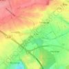 Mappa topografica Ludelange, altitudine, rilievo