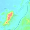 Mappa topografica La Ventica, altitudine, rilievo