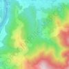 Mappa topografica Antras, altitudine, rilievo
