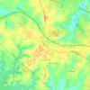 Mappa topografica Toano, altitudine, rilievo