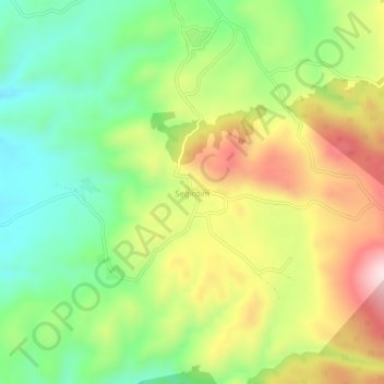 Mappa topografica Seğirdim, altitudine, rilievo