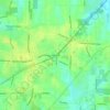 Mappa topografica Ellendale, altitudine, rilievo