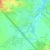 Mappa topografica Davis Meadows, altitudine, rilievo