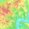 Mappa topografica Les Balans, altitudine, rilievo
