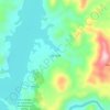 Mappa topografica Vda. Gallo, altitudine, rilievo