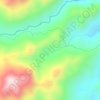 Mappa topografica San Miguel, altitudine, rilievo