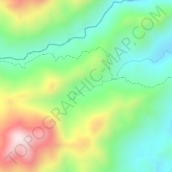 Mappa topografica San Miguel, altitudine, rilievo