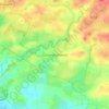 Mappa topografica Cunninghamhead, altitudine, rilievo