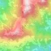 Mappa topografica Malga Masi, altitudine, rilievo