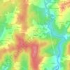Mappa topografica Pumares, altitudine, rilievo