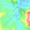 Mappa topografica Pocinhos do Rio Verde, altitudine, rilievo