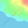 Mappa topografica Nāpuʻuapele, altitudine, rilievo
