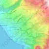 Mappa topografica Desmarais, altitudine, rilievo
