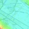 Mappa topografica Sealand Manor, altitudine, rilievo
