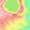 Mappa topografica Centro comunitario Shalalá, altitudine, rilievo