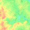 Mappa topografica Raidevin, altitudine, rilievo