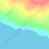 Mappa topografica Puʻukaimuʻuala, altitudine, rilievo