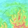 Mappa topografica Sant'Andrea alle Fornaci, altitudine, rilievo