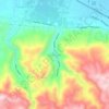 Mappa topografica Krio Nero, altitudine, rilievo