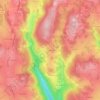 Mappa topografica Cubelle, altitudine, rilievo