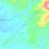 Mappa topografica Angset, altitudine, rilievo