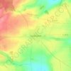 Mappa topografica Gatterstädt, altitudine, rilievo