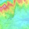 Mappa topografica Le Vignarès, altitudine, rilievo