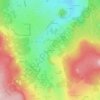 Mappa topografica La Coste, altitudine, rilievo
