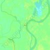 Mappa topografica Achí, altitudine, rilievo