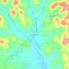 Mappa topografica Pleasant Valley, altitudine, rilievo