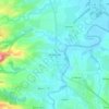 Mappa topografica Belle Plaine, altitudine, rilievo