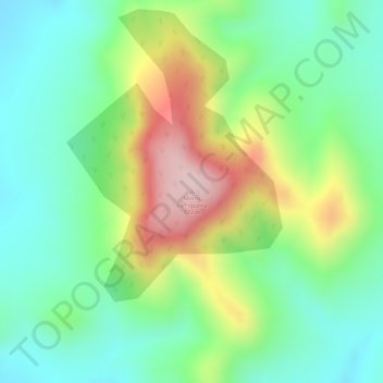 Mappa topografica Morro da Figueira, altitudine, rilievo