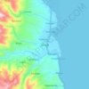 Mappa topografica Bindoy, altitudine, rilievo