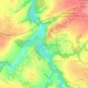 Mappa topografica La Couaille, altitudine, rilievo