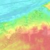 Mappa topografica Le Chenil, altitudine, rilievo