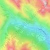 Mappa topografica Argentera, altitudine, rilievo