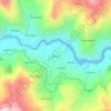 Mappa topografica Monjas, altitudine, rilievo