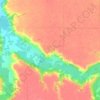 Mappa topografica Deer Valley, altitudine, rilievo