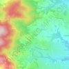 Mappa topografica La Cozonnière, altitudine, rilievo