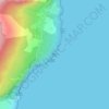 Mappa topografica Quai de Tigo, altitudine, rilievo