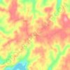 Mappa topografica Parnell, altitudine, rilievo