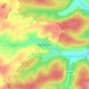 Mappa topografica Rambluzin, altitudine, rilievo