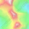 Mappa topografica North Twin, altitudine, rilievo