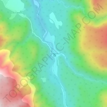 Mappa topografica La Balsa, altitudine, rilievo