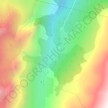 Mappa topografica Etache, altitudine, rilievo