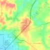 Mappa topografica Shelburne, altitudine, rilievo