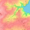 Mappa topografica Ar Rhuniou, altitudine, rilievo