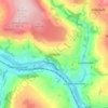 Mappa topografica Midgley, altitudine, rilievo